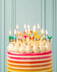 Rainbow Happy Birthday Candles | Cake Candle |