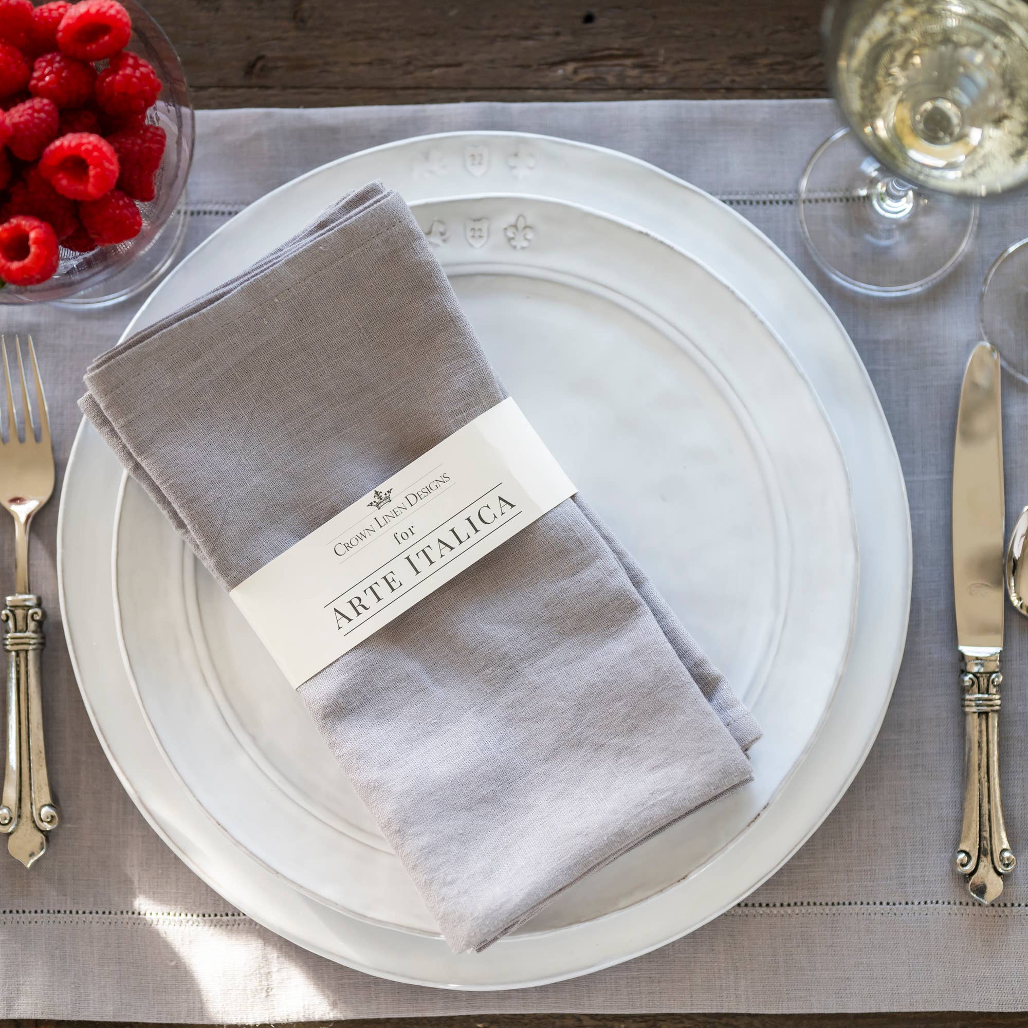 Washed Linen Napkin Set of 4 - New Color: Evergreen