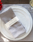 Washed Linen Napkin Set of 4 - New Color: Evergreen