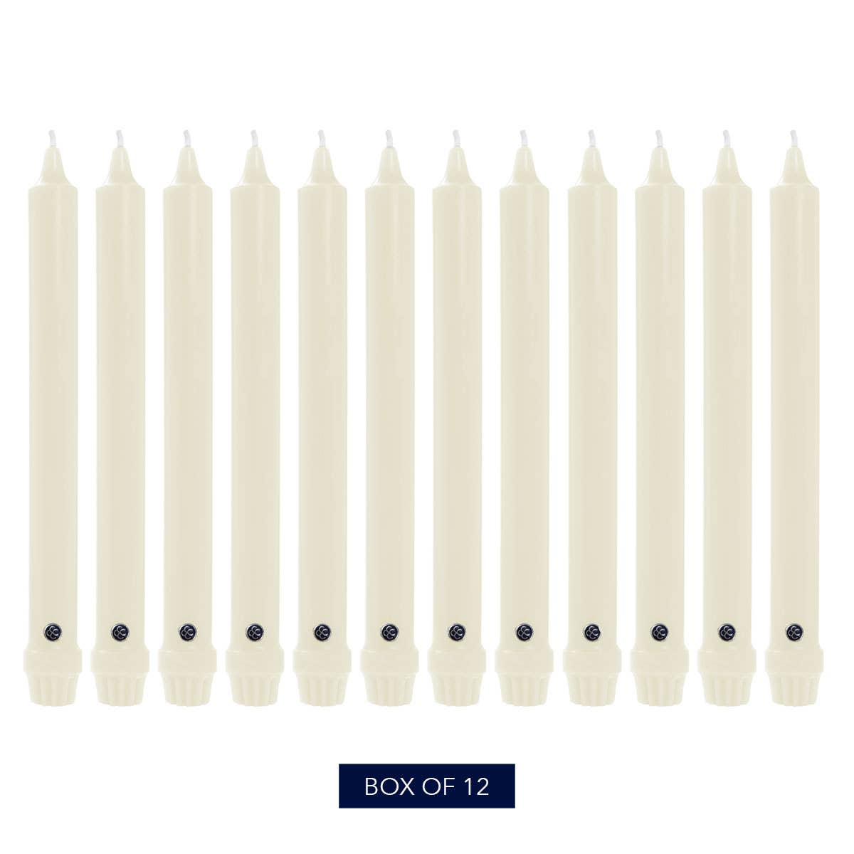 Colonial Candle Classic Taper-Unscented-12in-Ivory