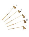 Antiqued Gold Candle Snuffer