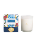 Cinnamon Fig candle with decorative box on a white background