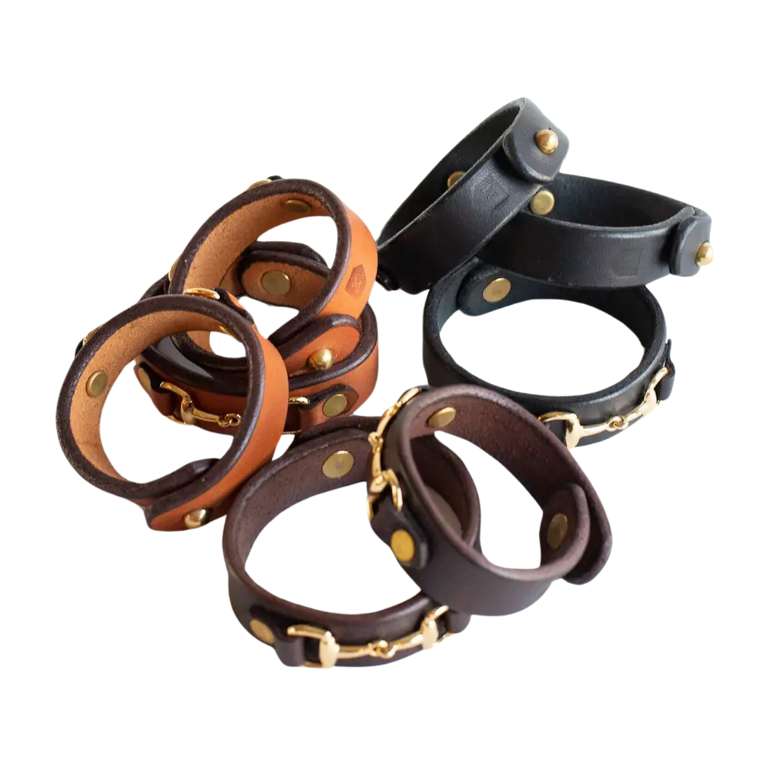 Leather Bit Bracelet