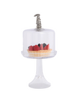 Bunny Glass Covered Cake / Dessert Stand