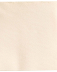 A single square off-white paper napkin with a textured surface, shown flat against a white background.