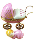 Pink Baby Carriage Box