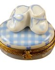 It's A Boy With Shoes Oval Box