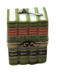 Law Book with Gavel Box