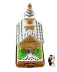Wedding Church with Bride and Groom Box
