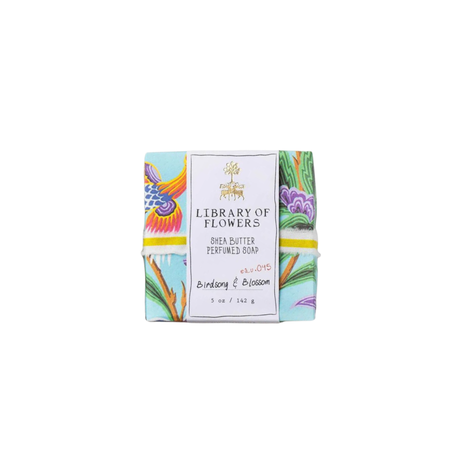 Aqua & Birds Square Soap