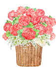 Coral Floral- Door Hanger