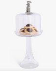 Bunny Glass Covered Cake / Dessert Stand