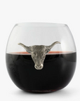Longhorn Stemless Wine Glass