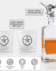 Longhorn Decanter Set with Pair of Glasses