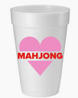 Mahjong Foam Cups