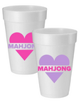 Mahjong Foam Cups