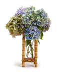 Natural Bamboo Vase with Glass Vessel