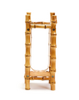 Natural Bamboo Vase with Glass Vessel