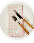 Floral Block Print Cloth Napkins