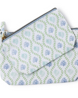 Coastal Block Print Multipurpose Bags Sea Florals