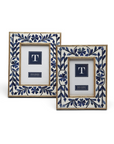 Blue Belle Bone Inlay Photo Frame