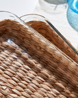 Glass Baking Dish in Removable Basket