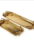 Long Gold Bows Tray
