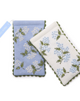 Hydrangea Embroidered and Embellished Multipurpose Eyeglass Holder
