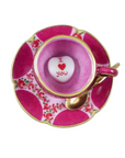Love Tea Cup with Spoon and Sugar Heart