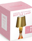 LED Touchable Gold Scalloped Lampshade Bottle Stopper