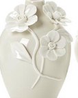 Mini Vases with Sculpted Flowers