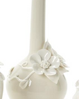 Mini Vases with Sculpted Flowers