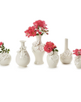 Mini Vases with Sculpted Flowers