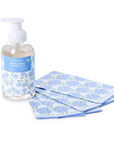 Hydrangea Foaming Soap with Guest Towel Set
