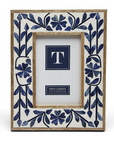 Blue Belle Bone Inlay Photo Frame