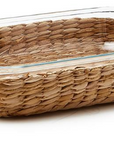 Glass Baking Dish in Removable Basket