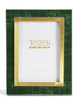 Aventurine Green and Gold Photo Frame
