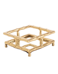 Gold Bamboo Cocktail Napkin Tray