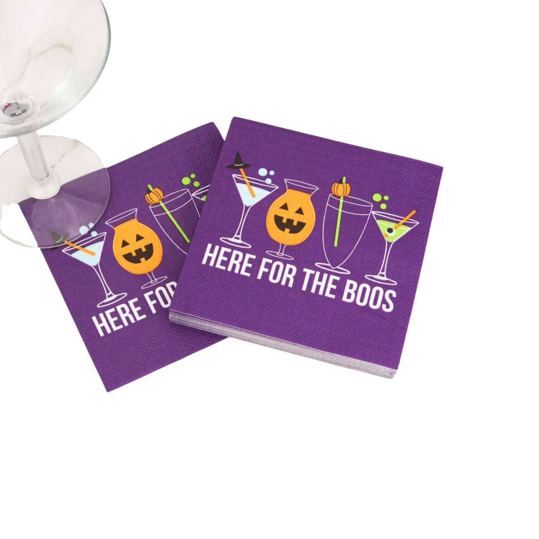 Here For The Boos Cocktail Napkins