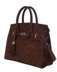 Margo Faux Suede Handbag