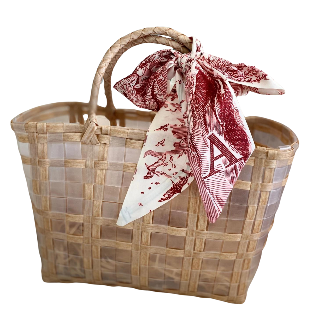 Initial Silk Scarf - Personalized By Letter – Celebrate By
