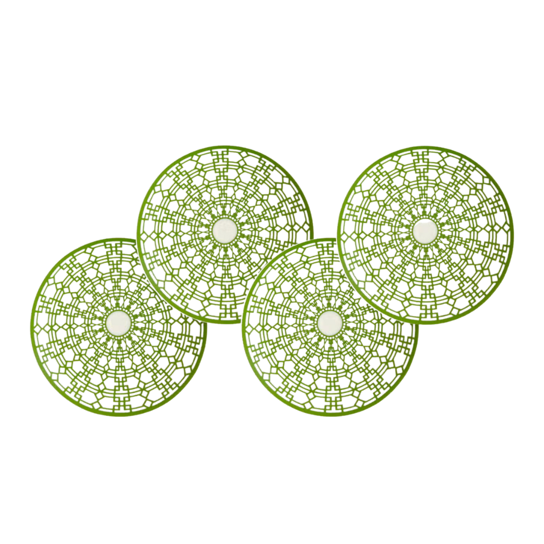 Newport Green Canapé Plates