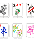 Classic Mahjong Acrylic Drink Cup Hangers