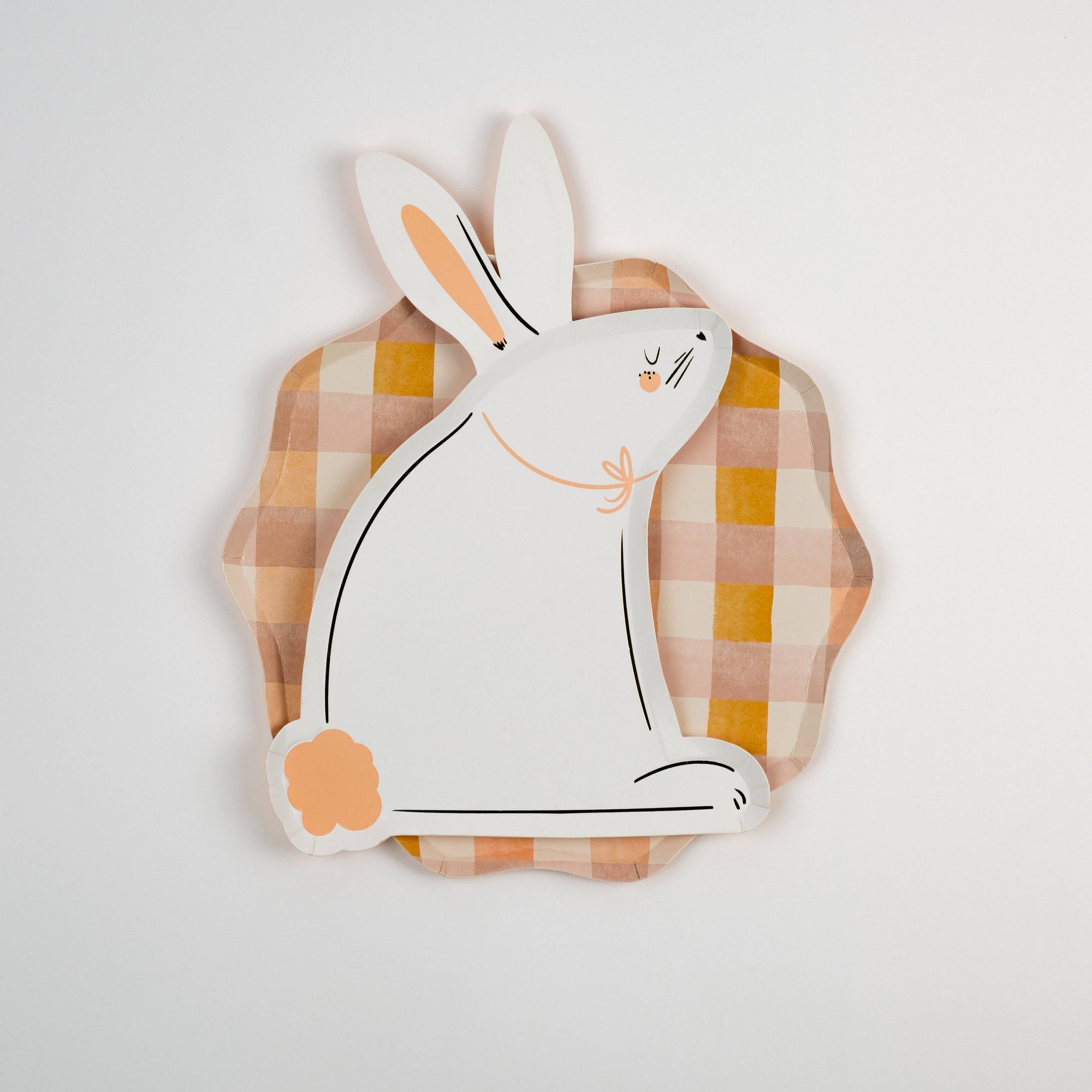 Harmony Plaid Dinner Paper Plates