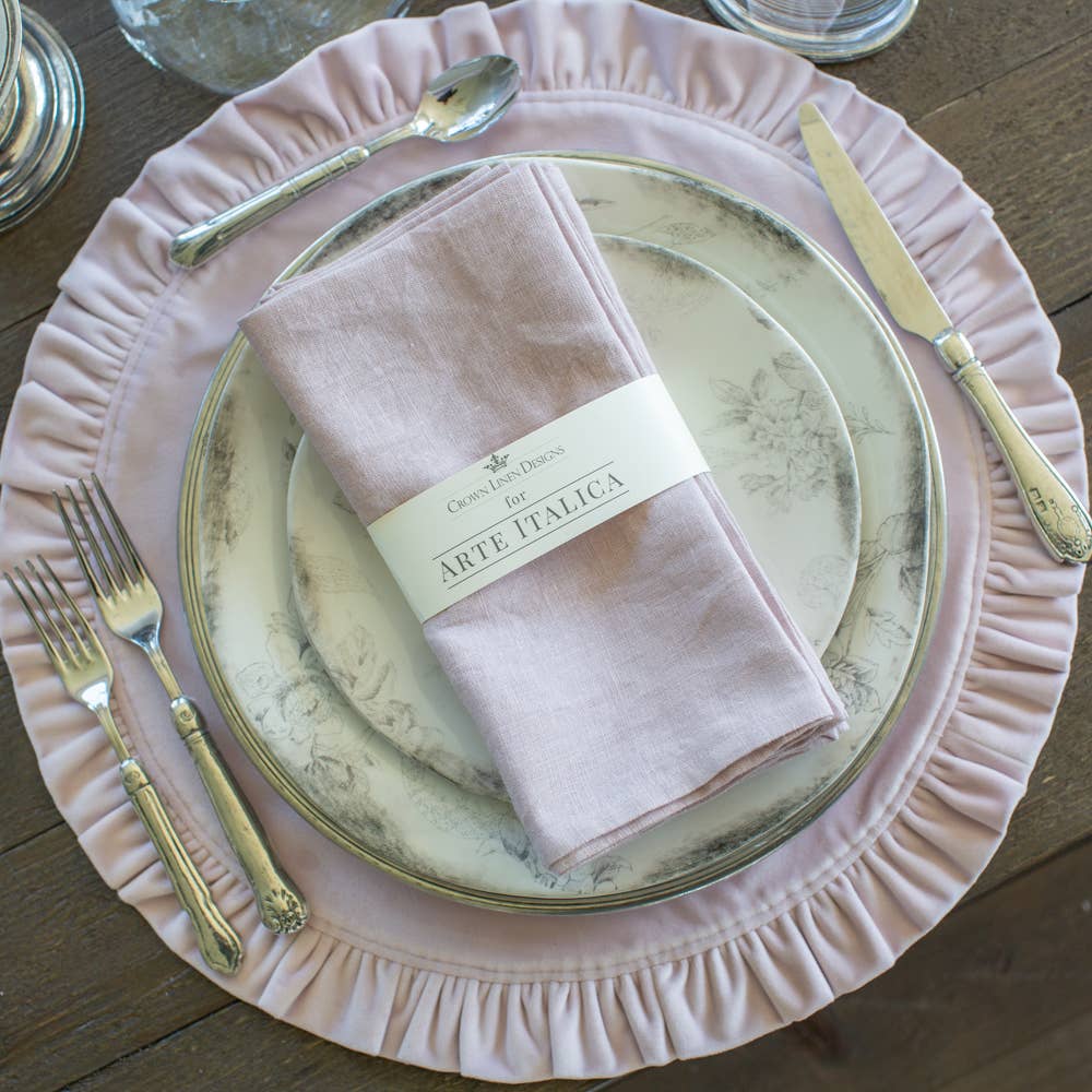 Washed Linen Napkin Set of 4 - New Color: Evergreen