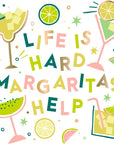 Cocktail Napkins | Margaritas Help - Foil - 20ct