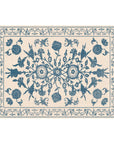 Amelia FloorFlat | Blue: 4'x6'