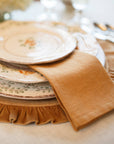 Washed Linen Napkin Set of 4 - New Color: Evergreen