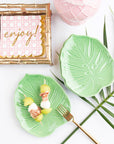 Gold Bamboo Cocktail Napkin Tray