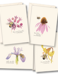 Bumblebee Assortment Notecards with Matching Envelopes - Set of 8